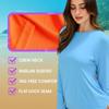 INGEAR Women's Rash Guard Shirts UPF 50+ Sun Protection, Lightweight Swim Shirts for Women, Quick Dry Womens Fishing Shirt Sizes S-XXL (Seafoam, Small) view 4
