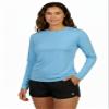 INGEAR Women's Rash Guard Shirts UPF 50+ Sun Protection, Lightweight Swim Shirts for Women, Quick Dry Womens Fishing Shirt Sizes S-XXL (Turquoise, Large) view 1