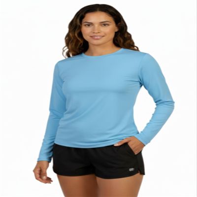 INGEAR Women's Rash Guard Shirts UPF 50+ Sun Protection, Lightweight Swim Shirts for Women, Quick Dry Womens Fishing Shirt Sizes S-XXL (Turquoise, Small)