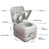 Gharpbik Outdoor Portable Toilet Removable Flushing Toilet Outdoor Camping Potty, for Camping, Boating, Traveling & Roadtripping view 3