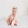 Copper Pearl Baby Bows: Stylish Headbands for Baby Girls, Premium Soft and Stretchy Baby Headbands, Perfect for Newborns, Trendy Designs - Blush view 4