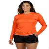 INGEAR Women's Rash Guard Shirts UPF 50+ Sun Protection, Lightweight Swim Shirts for Women, Quick Dry Womens Fishing Shirt Sizes S-XXL (Orange, Small) view 1
