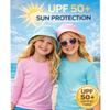 INGEAR Girls Long Sleeve Rash Guard Swim Shirt Outdoor Sports Shirt Lightweight Athletic Tee Protective Quick Dry (Black, Medium) view 3