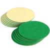 Gejoy 94 mm Hockey Paddle Pads Self Adhesive Replacement Hockey Mallet Felt Pads Green Felt Sticker for 96 mm Pushers(8) view 3