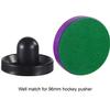 Gejoy 94 mm Hockey Paddle Pads Self Adhesive Replacement Hockey Mallet Felt Pads Green Felt Sticker for 96 mm Pushers(8) view 4