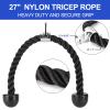 XPRT Fitness Tricep Press Down Cable Attachment, V Handle with Rotation, Rotating Bar, Tricep Rope, V-Shaped Bar, Weight Machine Accessories Set of 4 (V Handle+V Shaped Bar+Tricep Rope+ Straight Bar) view 2