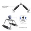 XPRT Fitness Tricep Press Down Cable Attachment, Weight Machine Accessories Set (V Handle+V Shaped Bar+Tricep Rope) view 3