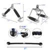 XPRT Fitness Tricep Press Down Cable Attachment, Weight Machine Accessories Set (V Handle+V Shaped Bar+Tricep Rope) view 4