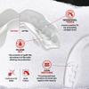 SAFEJAWZ Sports Mouthguard Slim Fit, Adult and Junior Mouth Guard with Case for Boxing, Basketball, Lacrosse, Football, MMA, Martial Arts, Hockey and All Contact Sports (Junior <11 Years, White) view 4