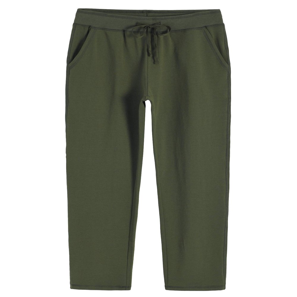 Weintee Women's Cotton Sweatpants with Pockets L Army Green
