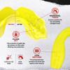 SAFEJAWZ Sports Mouthguard Slim Fit, Adult and Junior Mouth Guard with Case for Boxing, Basketball, Lacrosse, Football, MMA, Martial Arts, Hockey and All Contact Sports (Adult 12+ Years, Yellow) view 4