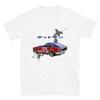 1973 Bob Sharp Racing #33 Datsun 240z Race Car Short-Sleeve Unisex T-Shirt White view 1