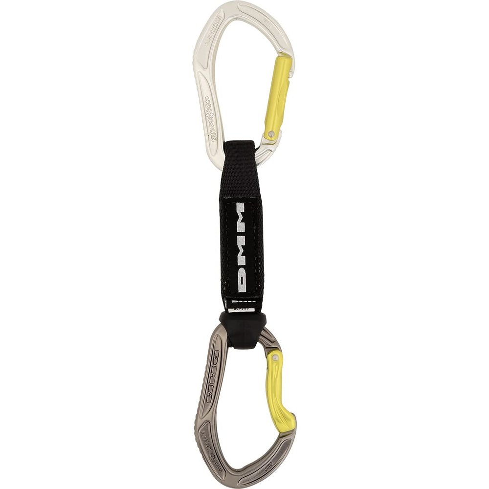 DMM Alpha Sport Quickdraw, Titanium/Lime, 25cm, A526LG-25VW