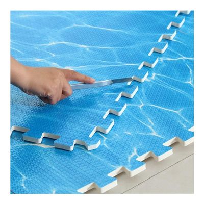 ALGFree Foam Floor Puzzle Mats Outdoor Indoor Protective Flooring Mats Reversible Floor Matting Suitable for Gym Play Area Exercise Yoga, 10 Sizes (Color : A, Size : 6pcs)