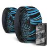 ALIEN PROS Bike Handlebar Tape Carbon Fiber (Set of 2) Black Blue - Enhance Your Bike Grip with These Bicycle Handle bar Tape - Wrap Your Bike for an Awesome Comfortable Ride view 1