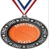 Sporting Clays Second Place Medals, 2 3/4" Silver Sporting Clays Trophy Medal Award 10 Pack Prime view 1