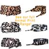 120cm Black & White Snow Leopard Animal Print Shoe laces ideal replacement laces for Trainers, adults or kids Shoelaces view 3