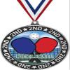 Pickleball Second Place Medals, 2 3/4" Silver Pickleball Trophy Medal Award 100 Pack view 1
