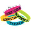 Fun Express I Have A Growth Mindset Rubber Bracelets - 12 Pieces - Educational And Learning Activities For Kids view 2