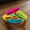 Fun Express I Have A Growth Mindset Rubber Bracelets - 12 Pieces - Educational And Learning Activities For Kids view 3