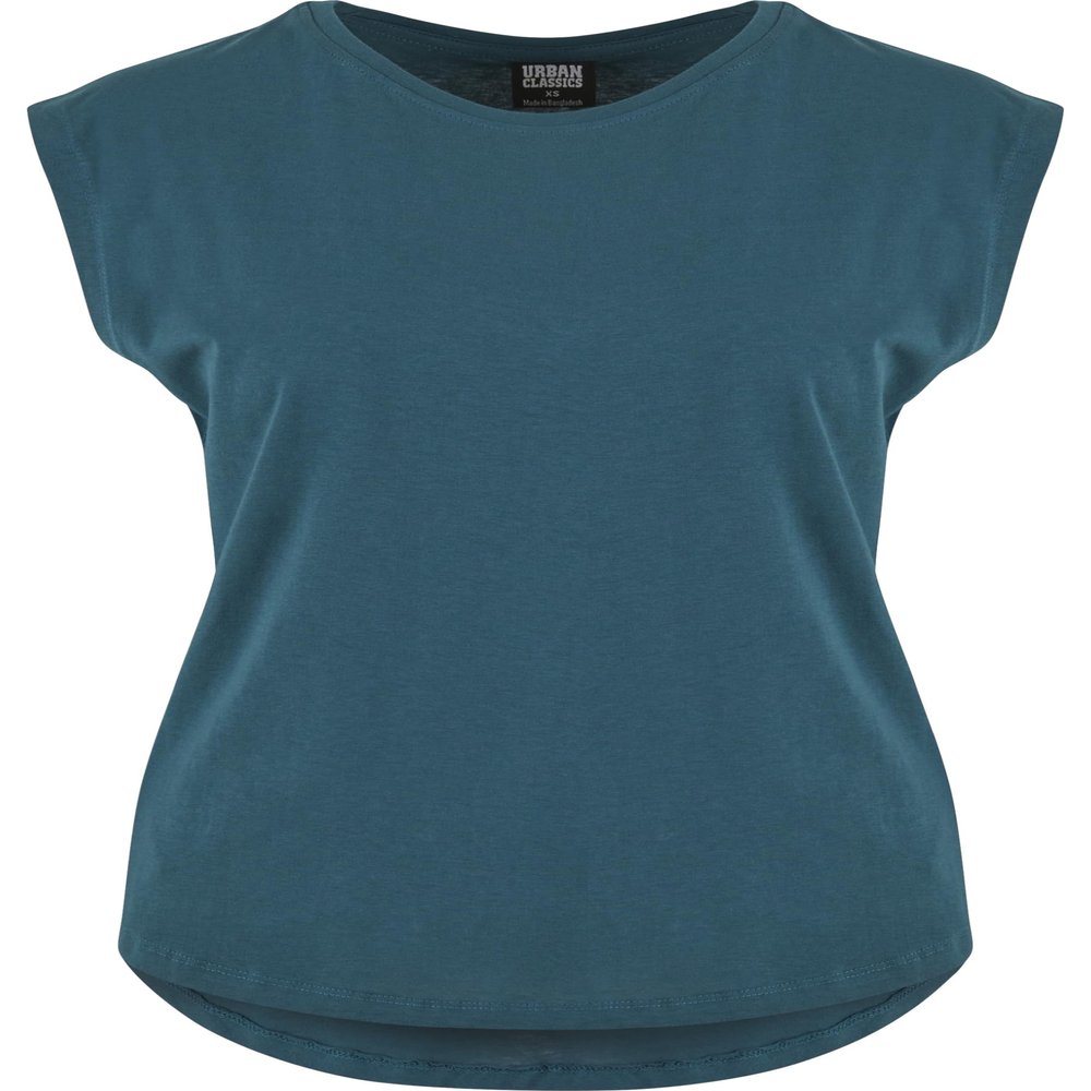 Urban Classics Ladies - Basic Shaped Top Shirt Teal - 3XL