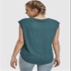 Urban Classics Ladies - Basic Shaped Top Shirt Teal - 3XL view 3