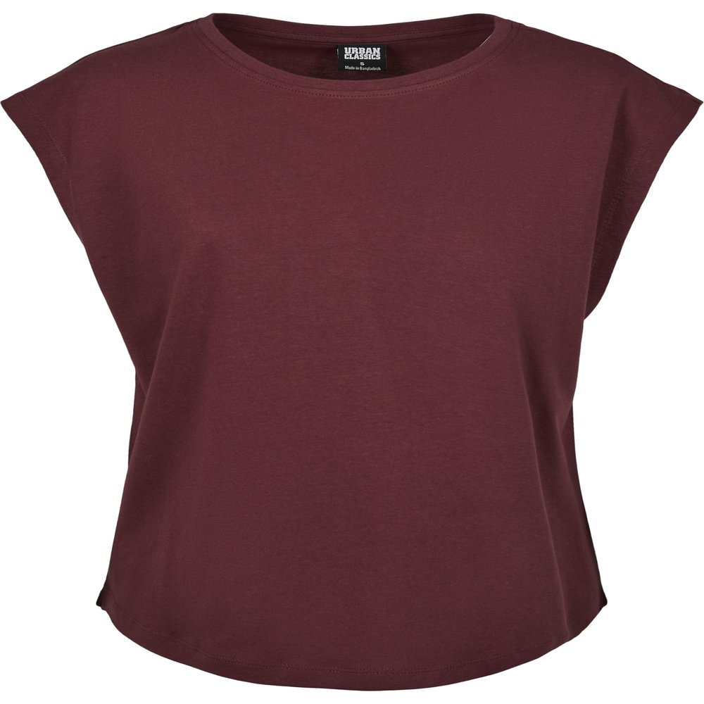 Urban Classics Women T-Shirt Basic Shaped, Size:3XL, Color:Cherry