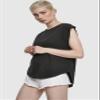 Urban Classics Ladies - Basic Shaped Top Shirt Black - 3XL view 2