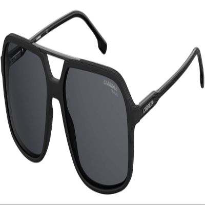 Carrera mens Carrera 229/S Sunglasses, Black/Gray, 59mm 16mm US