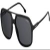 Carrera mens Carrera 229/S Sunglasses, Black/Gray, 59mm 16mm US view 1