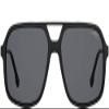 Carrera mens Carrera 229/S Sunglasses, Black/Gray, 59mm 16mm US view 2