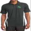 Buy Cool Shirts St Patricks Day Shamrock Pocket Print Colorblock Polo, Iron White Large view 1