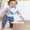 Moon and Back by Hanna Andersson Baby Girl's French Terry Jogger Sweatpant Pants, Light Purple, 12-18 months view 3