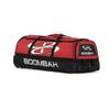 Boombah Brute Rolling Bat Bag - 35" x 15" x 12-1/2" - Red/Black - Holds 4 Bats and Room for Gear - Wheeled Bag view 1