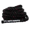 SGT KNOTS Twisted Battle Rope - Weighted Exercise Rope for Strength Training, CrossFit, Battling, Climbing & the Gym (1" x 30ft) view 2