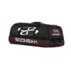 Boombah Brute Rolling Bat Bag - 35" x 15" x 12-1/2" - Black/Maroon - Holds 4 Bats and Room for Gear - Wheeled Bag view 1