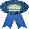 Chorus Blue Rosette Ribbon, Chorus Music Trophy Ribbon Award Prize, 50 Pack Prime view 1