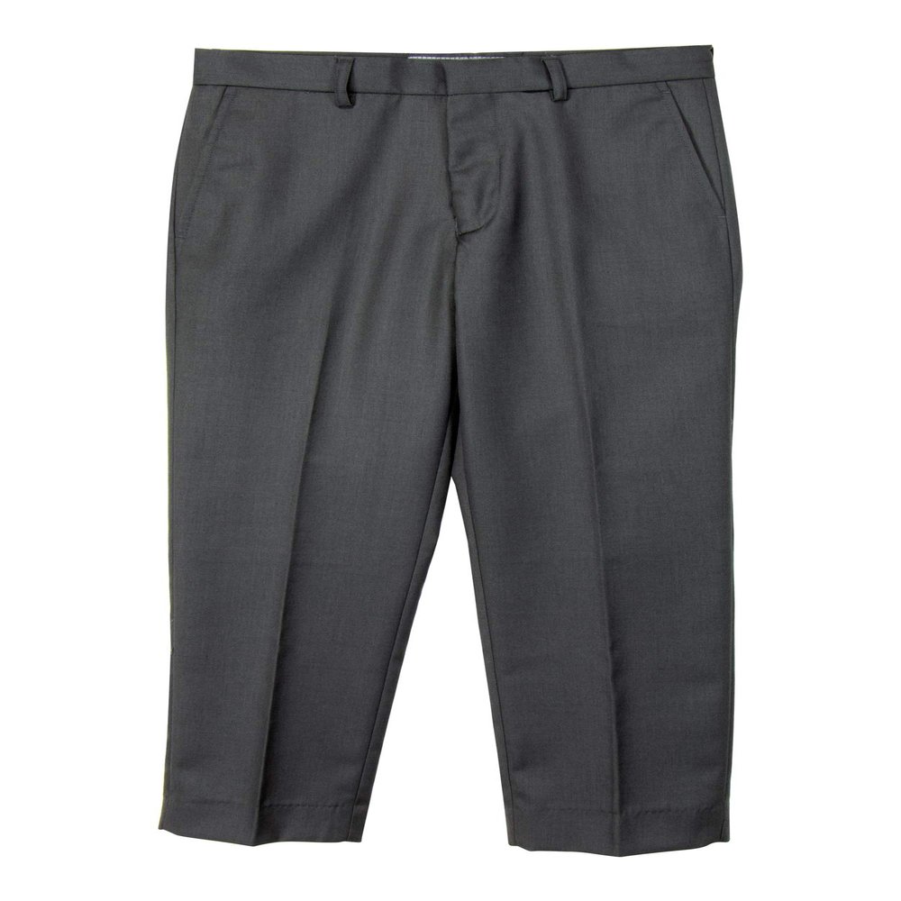 Spring Notion Boys' Flat Front Dress Pants 24M Charcoal-C