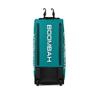 Boombah Brute Rolling Bat Bag - 35" x 15" x 12-1/2" - Black/Teal - Holds 4 Bats and Room for Gear - Wheeled Bag view 2