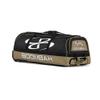 Boombah Brute Rolling Bat Bag - 35" x 15" x 12-1/2" - Black/Vegas Gold - Holds 4 Bats and Room for Gear - Wheeled Bag view 1