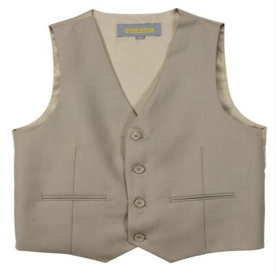 Spring Notion Boys' Suit Vest Waistcoat 8 Tan-C