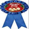 Jingle Run Blue Rosette Ribbon, Jingle Run Trophy Ribbon Award Prize, 50 Pack Prime view 1