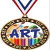 Art 1st Place Perimeter Medal Gold, 2.75" Artist Prizes, Kids Art Trophy Medal Awards 50 Pack Prime view 1