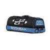 Boombah Brute Rolling Bat Bag - 35" x 15" x 12-1/2" - Black/Columbia - Holds 4 Bats and Room for Gear - Wheeled Bag view 1