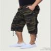 X RAY Men's Belted Long Cargo Shorts for Men, Below Knee Length Mens Cargo Shorts, 3/4 Pants (Big and Tall Shorts for Men) Olive CAMO 42 view 3