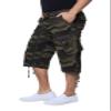 X RAY Men's Belted Long Cargo Shorts for Men, Below Knee Length Mens Cargo Shorts, 3/4 Pants (Big and Tall Shorts for Men) Olive CAMO 42 view 4