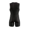 Sparx Men`s Triathlon Suit Trisuit Race Skinsuit Cycling Speed Suit Italian Fabric Swimskin (Medium) Black view 4