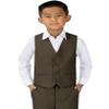 Spring Notion Boys' Suit Vest Waistcoat 20 Brown view 2