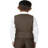 Spring Notion Boys' Suit Vest Waistcoat 20 Brown view 3