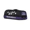 Boombah Brute Rolling Bat Bag - 35" x 15" x 12-1/2" - Black/Purple - Holds 4 Bats and Room for Gear - Wheeled Bag view 1